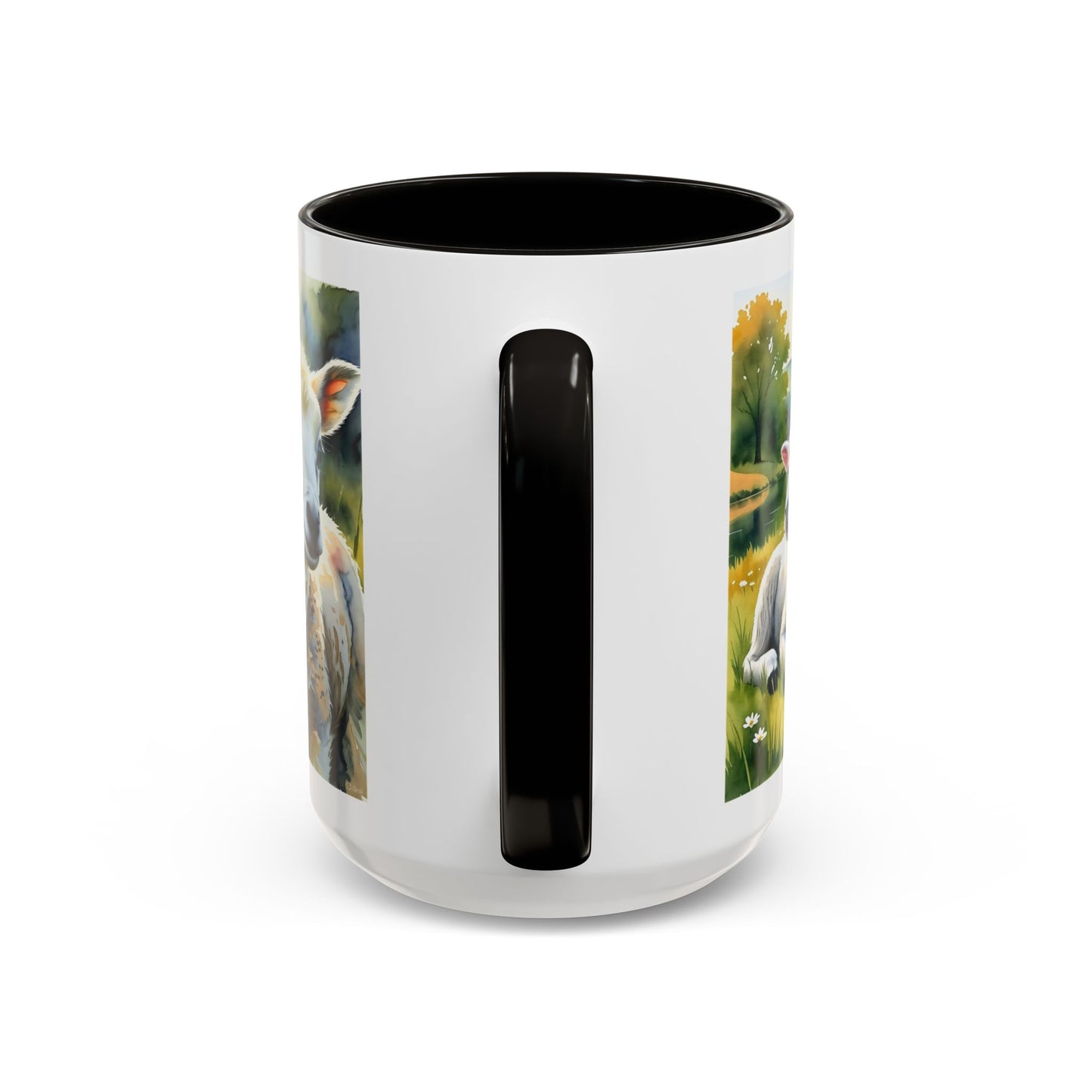 Inspirational Lord Is My Shepherd Mug - Cozy 15oz Coffee Cups with Psalm 23 Design