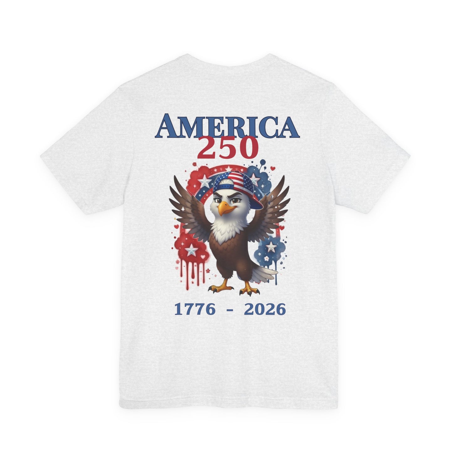 Boy / Man America 250 Eagle T-Shirt — 1776-2026 Patriotic Fourth of July Tee