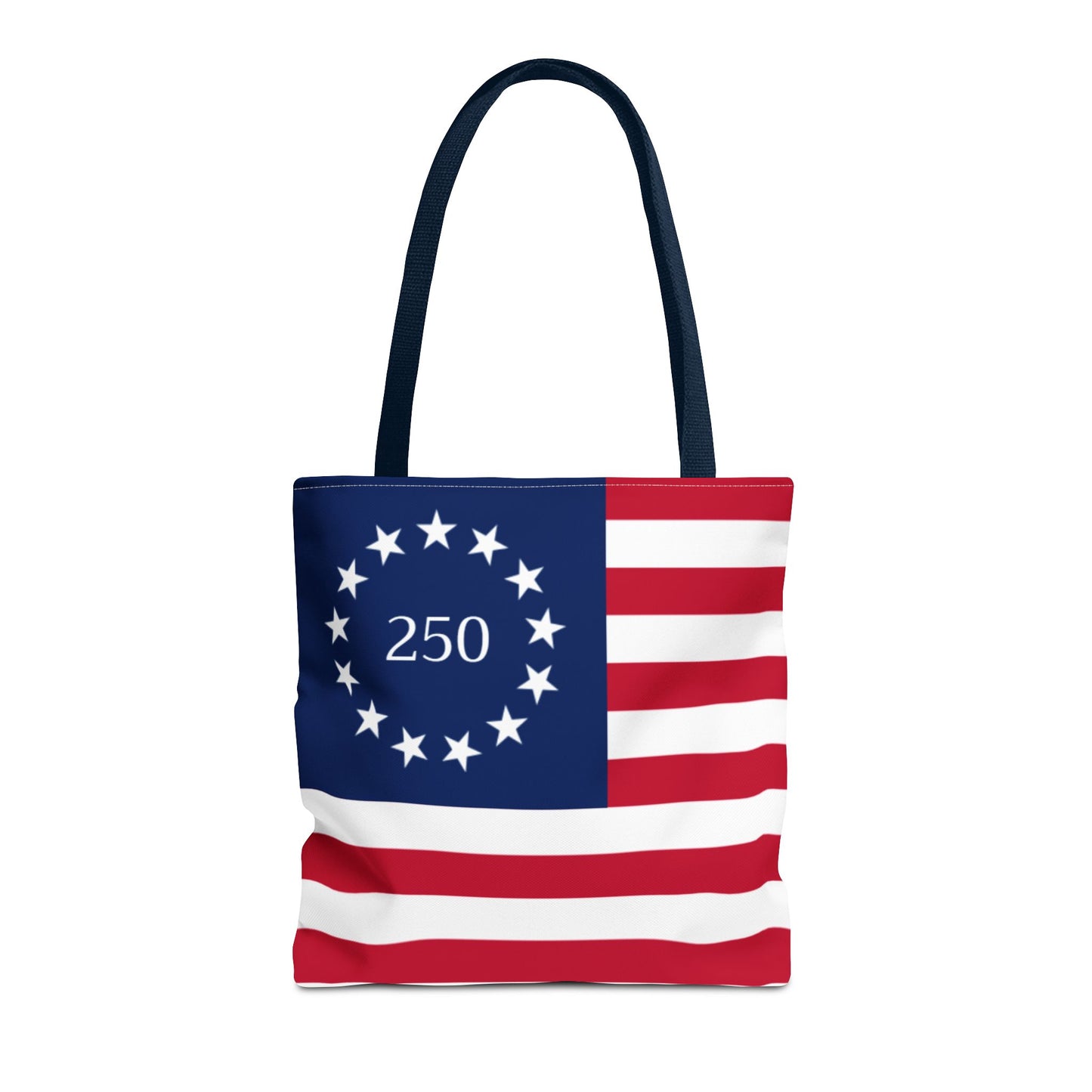 250th Anniversary Betsy Ross Tote Bag  | 1776 American Flag Design | USA 250 Patriotic Gift