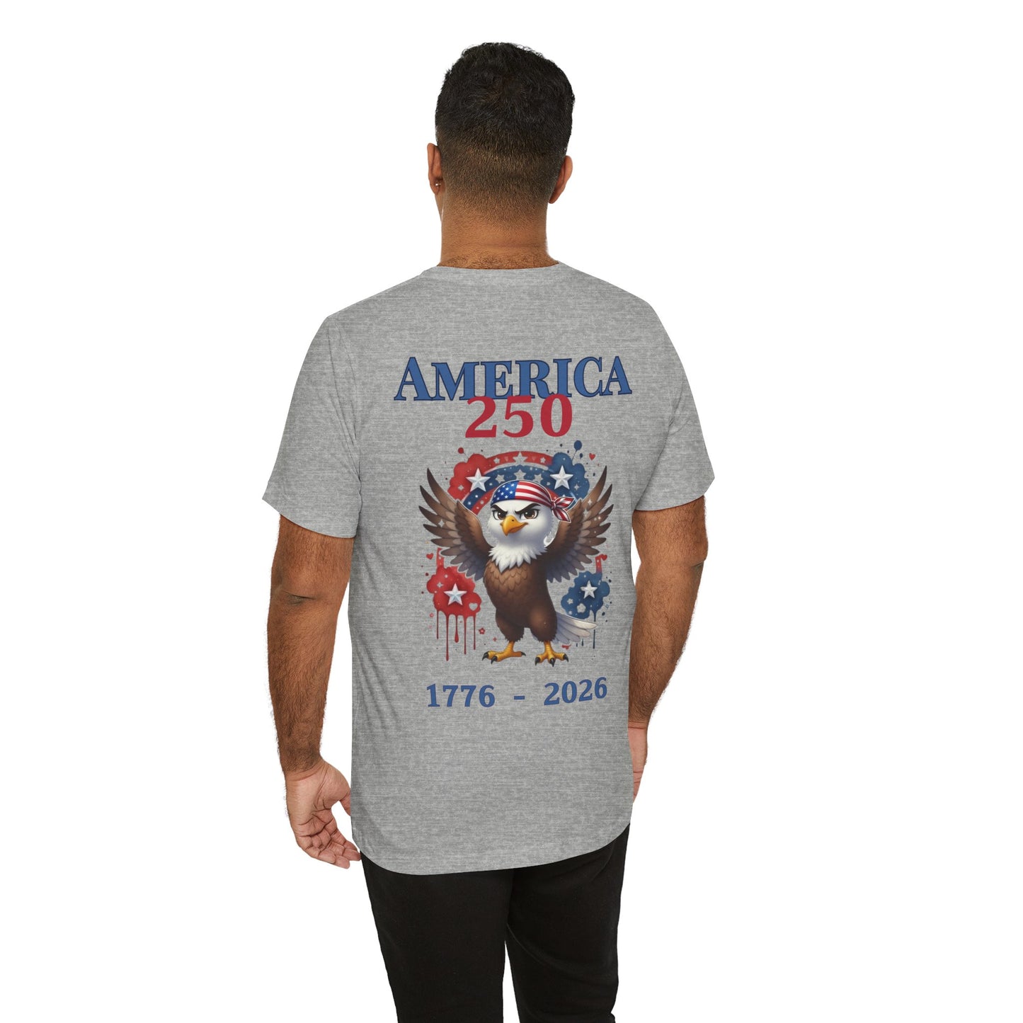America 250 Eagle T-Shirt — 1776-2026 Patriotic Fourth of July Tee