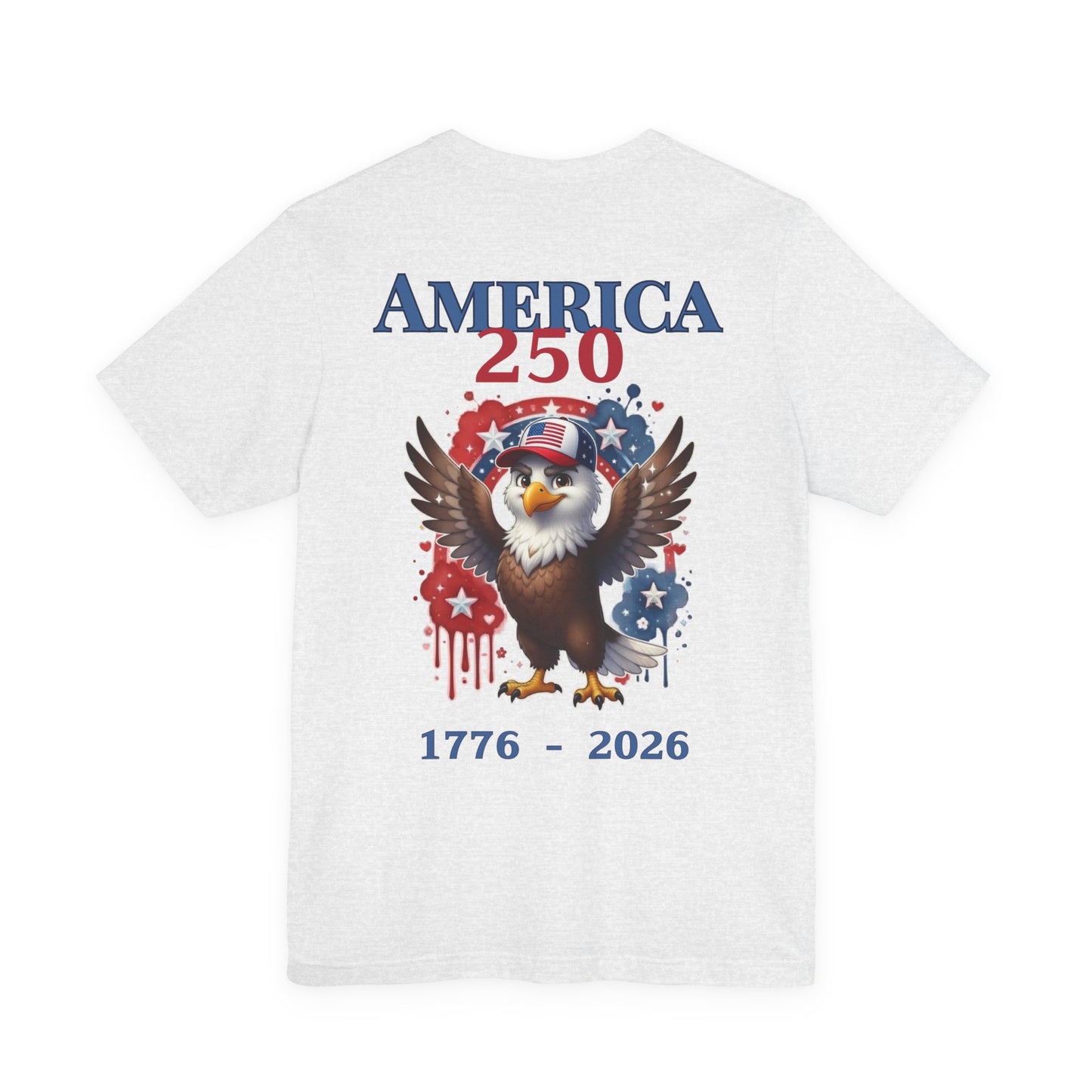 Dad / Grandapa America 250 Eagle T-Shirt — 1776-2026 Patriotic Fourth of July Tee